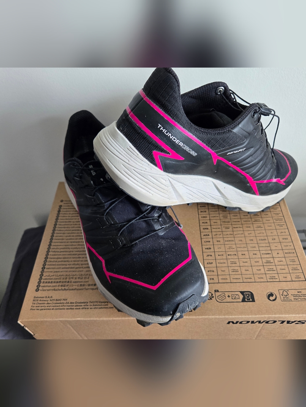 Salomon Thundercross GORE-TEX Trail Running Women/Men Shoes, W: 10.5 - M: 9.5